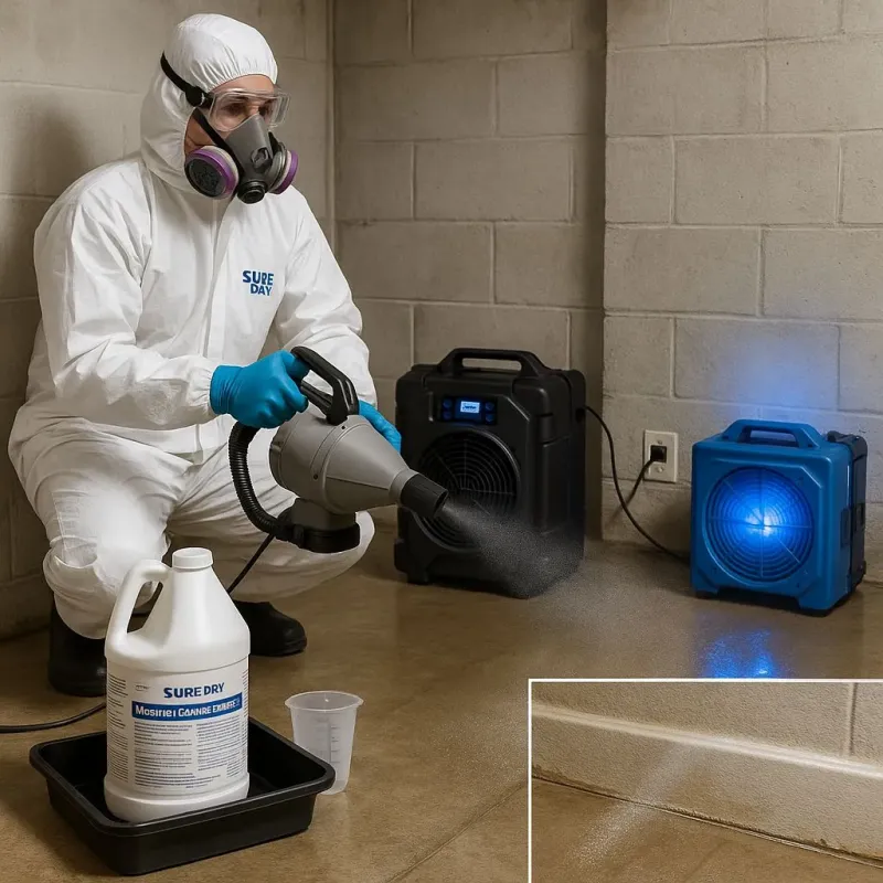 Sanitization and Odor Removal process in Kingston Estates, NJ