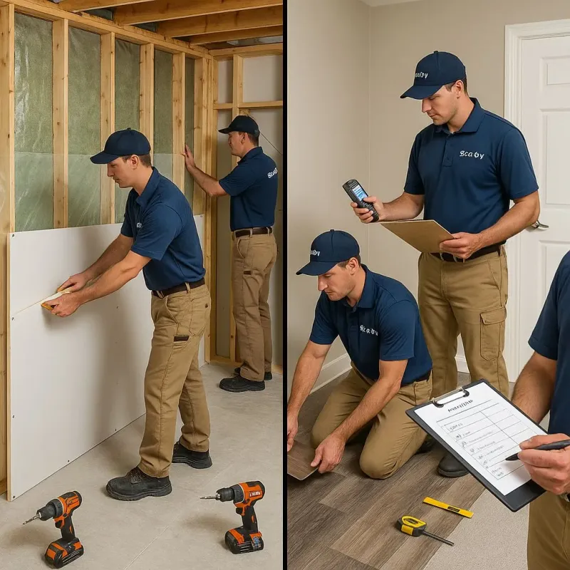 Repairs and Reconstruction process in Kingston Estates, NJ