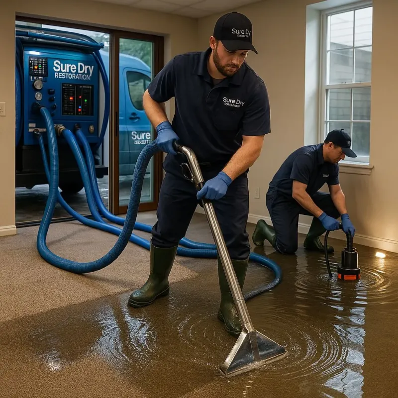 Water Extraction and Removal process in Kingston Estates, NJ